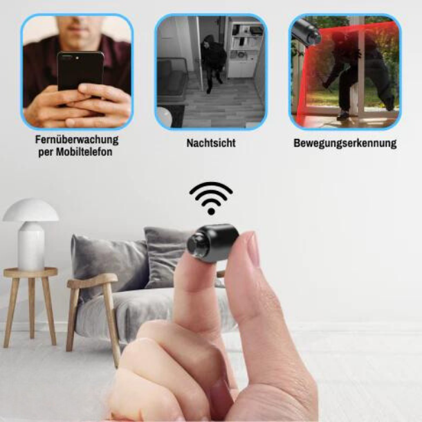 MiniAug™ | Mini-WiFi-Sicherheitskamera