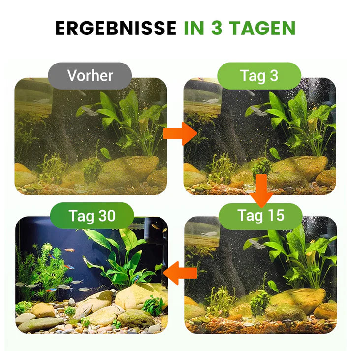 AquaVital Pro™ - Premium Teichpflege-Pulver Wasserklärer & Algenkontrolle