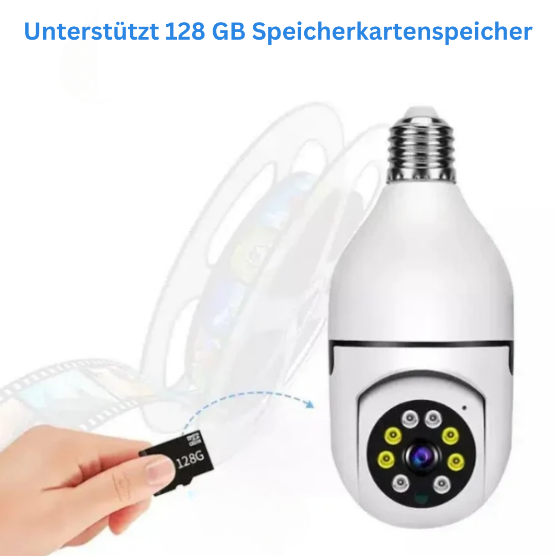 LumiGuard™ - Sicherheit Wifi Glühbirne Kamera