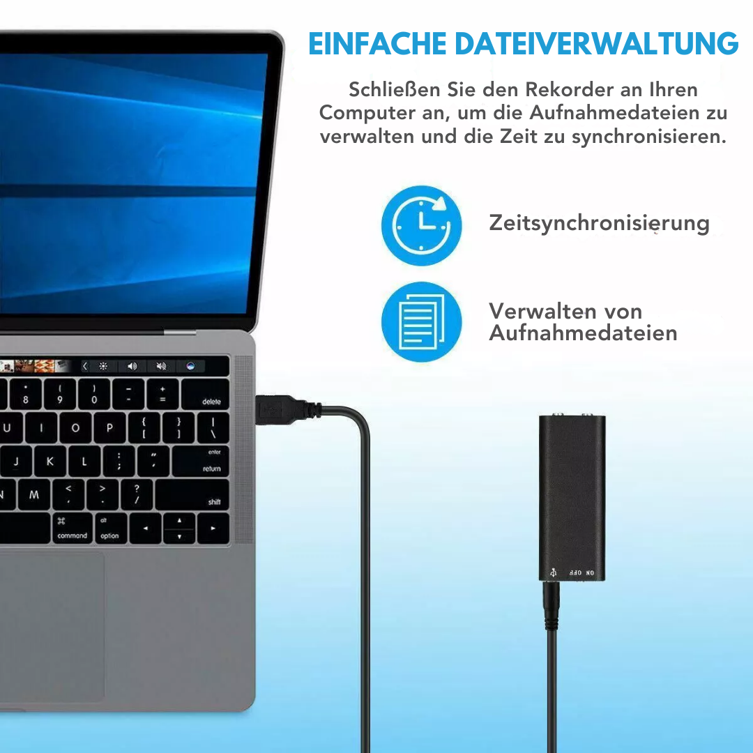 Whispr™ | Spionage-Sprachrekorder