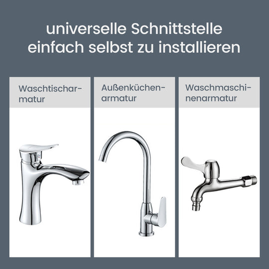 DrehWasser™ - 1080 Grad drehbarer Verlängerungshahn