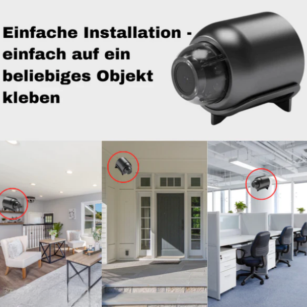 MiniAug™ | Mini-WiFi-Sicherheitskamera