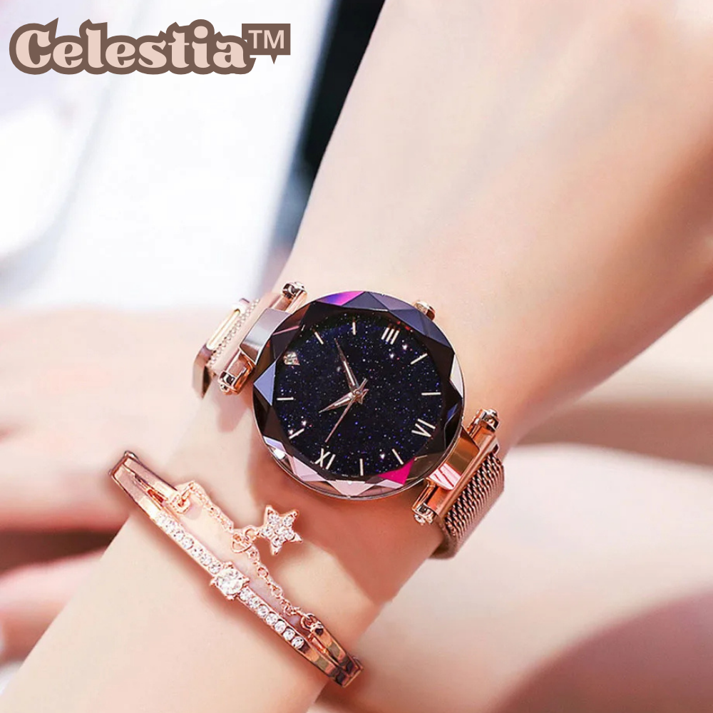 Celestia™ - Magische Sternenedelstein Uhr