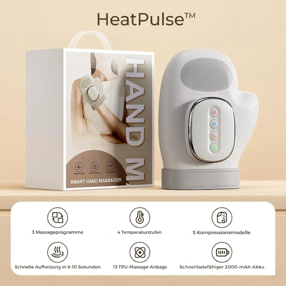HeatPulse™ – Tiefenentspannung für Ihre Hände