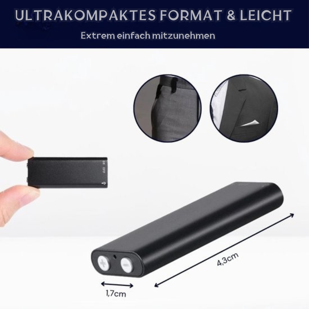 Whispr™ | Spionage-Sprachrekorder