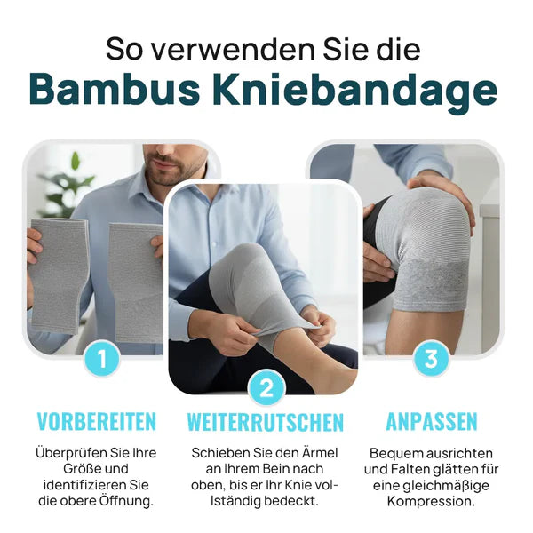 KneeFlex™ –Bambus Kniebandage