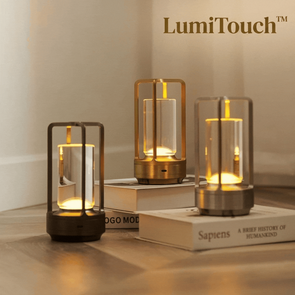 LumiTouch™ – Wiederaufladbare LED Tischlampe mit Touch-Sensor
