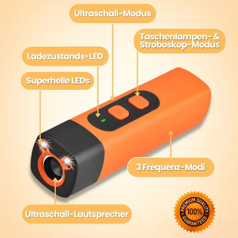 HarmoniHund™ - Sanftes Ultraschall-Trainingstool