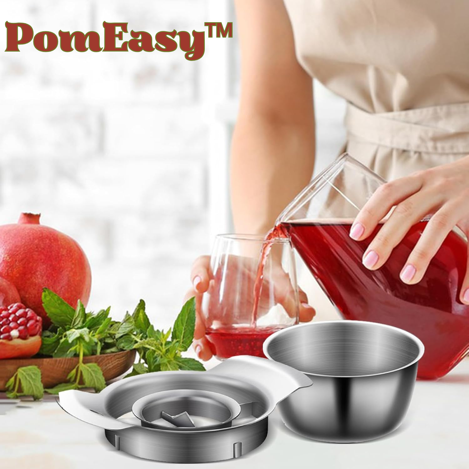 PomEasy™ - Granatapfelschäler und Fruchtfleischseparator