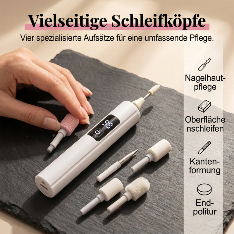 NagelPerfekt™ - Elektrisches Profi-Nagelfräser-Set