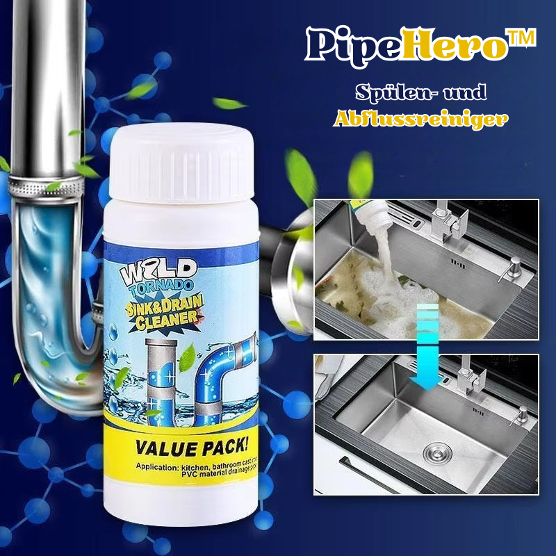 PipeHero™ - Spülbecken und Abflussreiniger