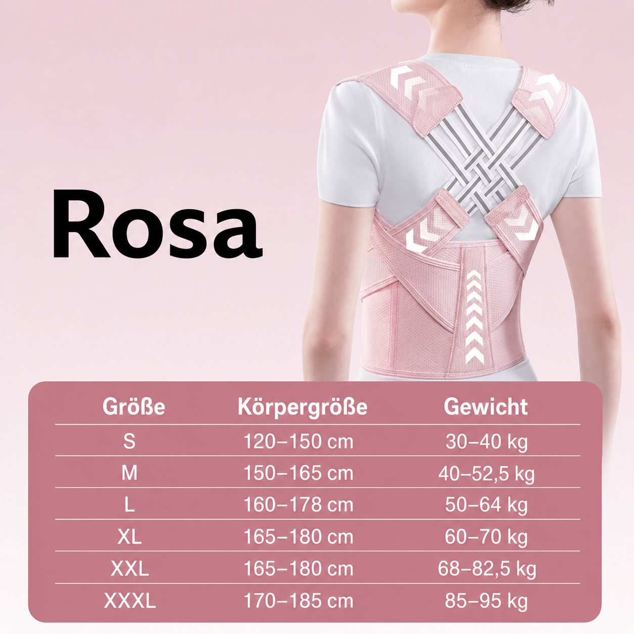 PostureFit™ – Verstellbarer Rückenstützgürtel zur Haltungskorrekt