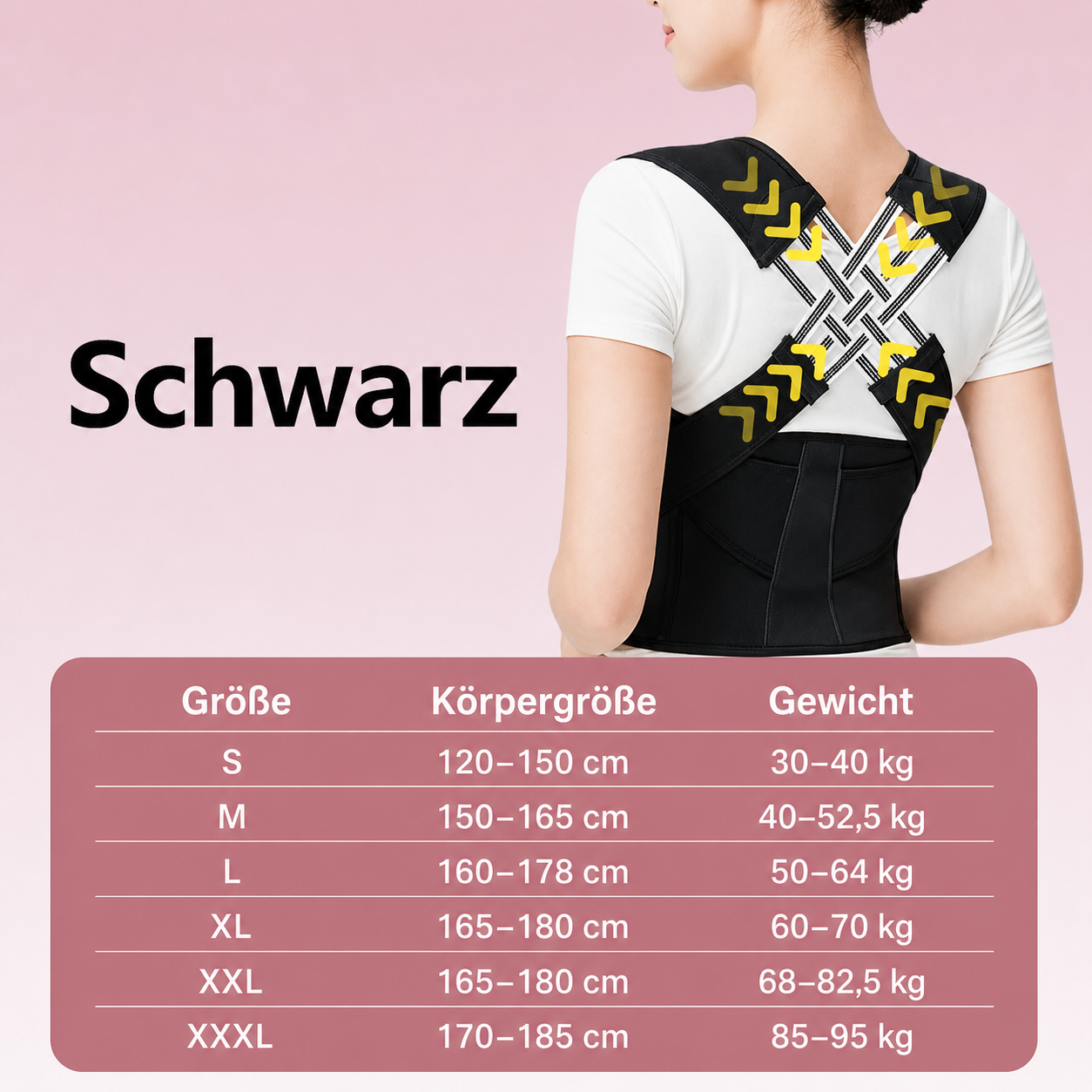PostureFit™ – Verstellbarer Rückenstützgürtel zur Haltungskorrekt