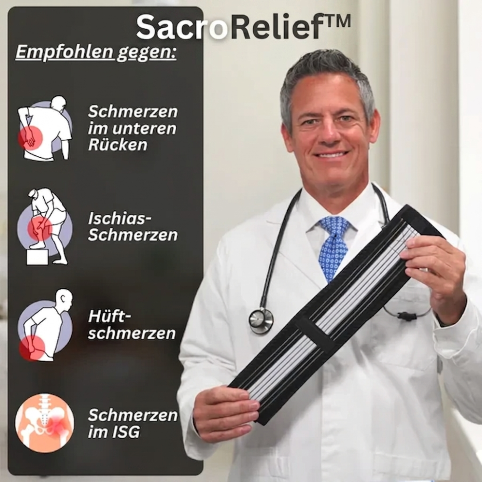 SacroRelief™ – Entlastung für Rücken und Hüfte