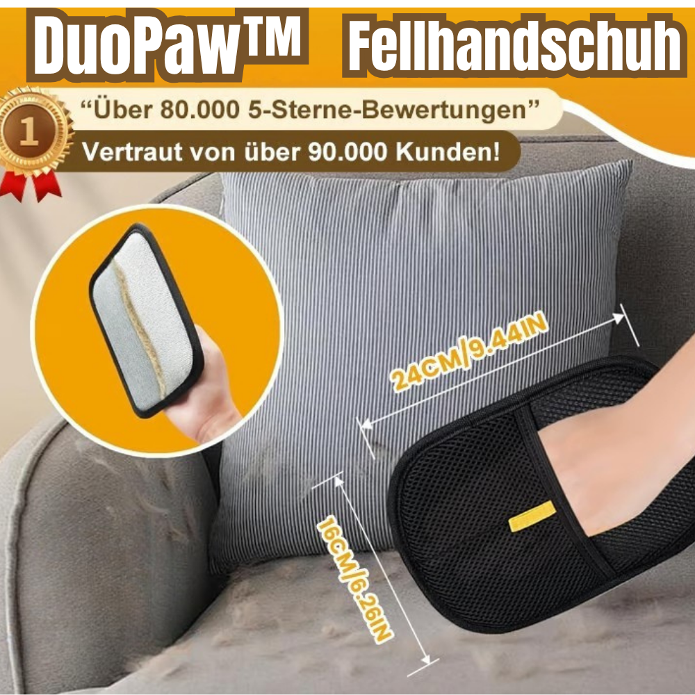 DuoPaw™ - Doppelseitiger Fellhandschuh