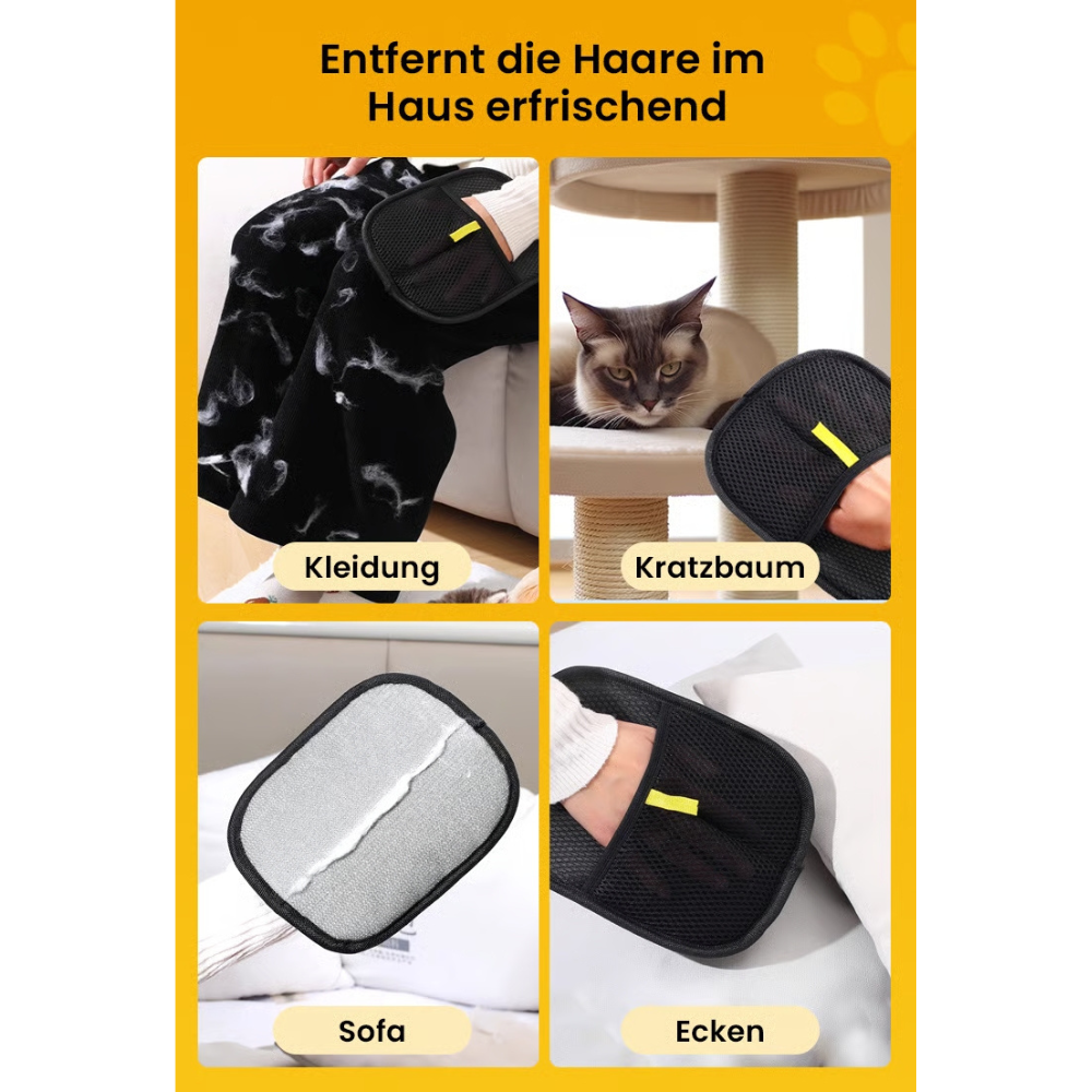 DuoPaw™ - Doppelseitiger Fellhandschuh