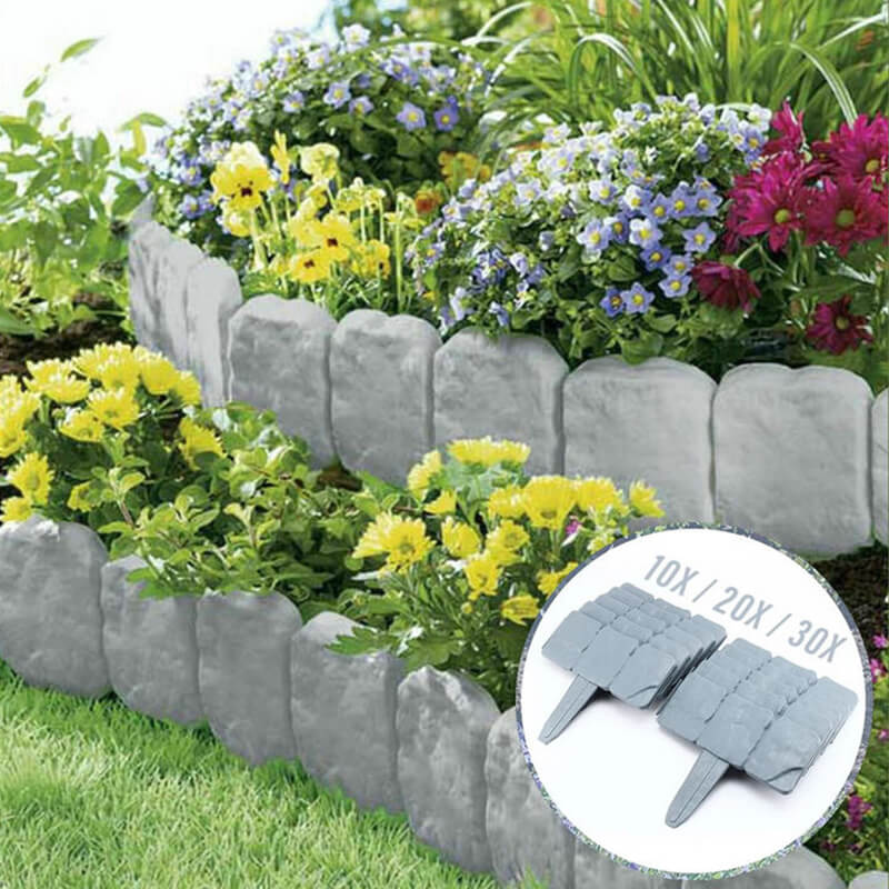 StoneEdge™ - Wetterfeste Gartenzaun-Steinoptik
