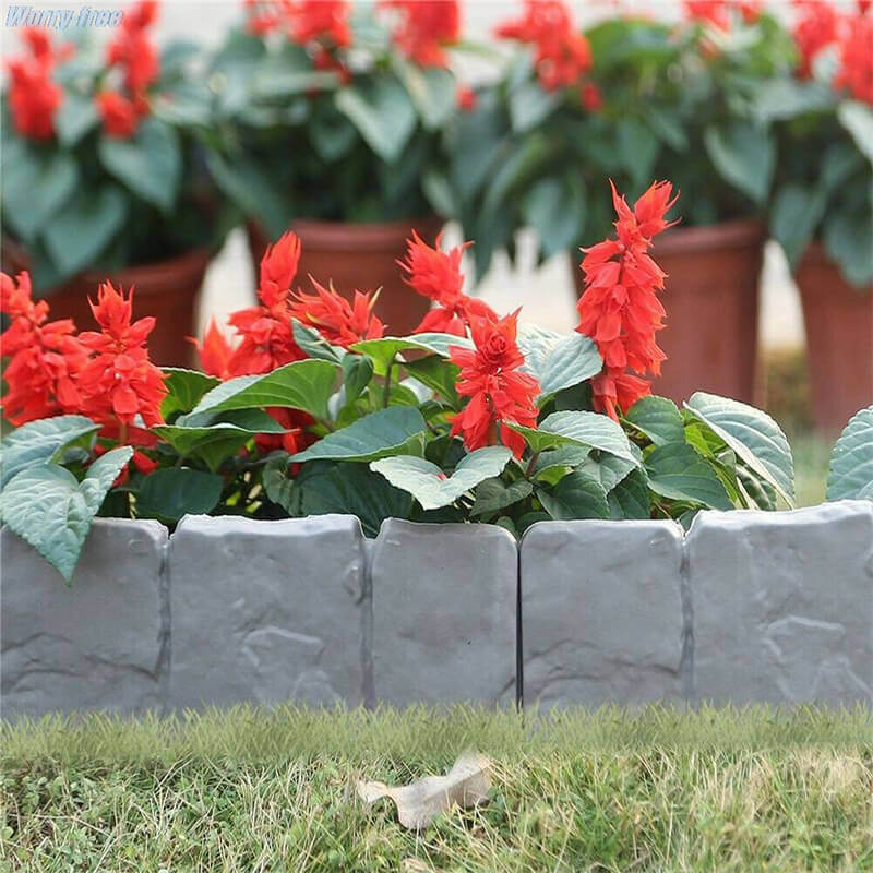 StoneEdge™ - Wetterfeste Gartenzaun-Steinoptik