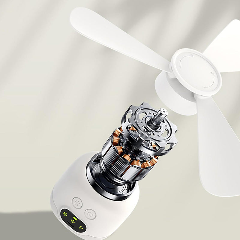 AeroLux™ - Mobiler Akku-Deckenventilator mit LED