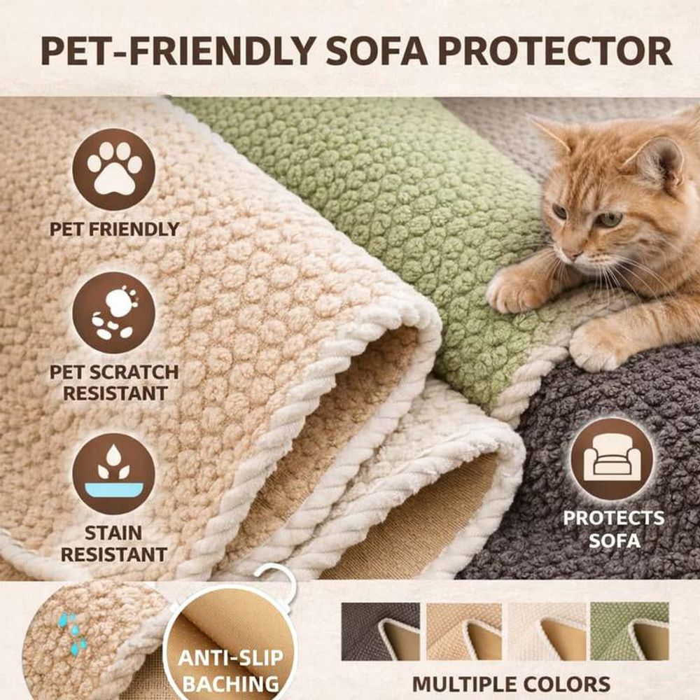 CozyGuard™ - Rutschfester Premium-Sofabezug