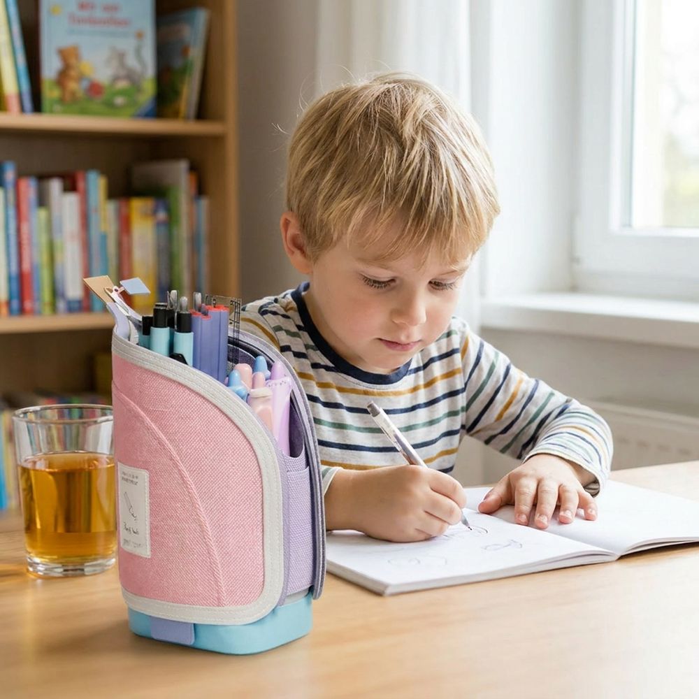 PopOrder™ - 2-in-1 Pop-Up Federmäppchen mit Stiftehalter
