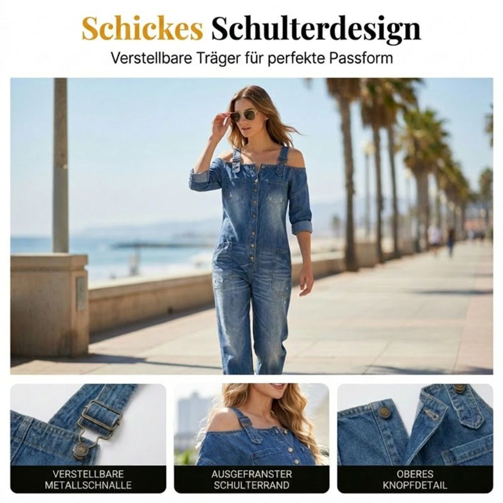 FreeFlow™ - Lässiger Wide-Leg-Overall mit Taschen