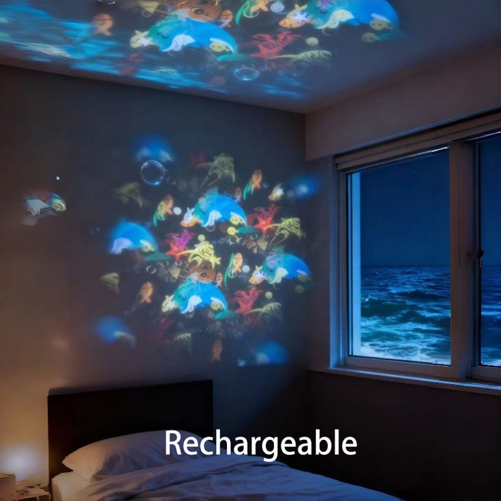 OceanDream™ - Rotierender LED-Sternenhimmel-Projektor