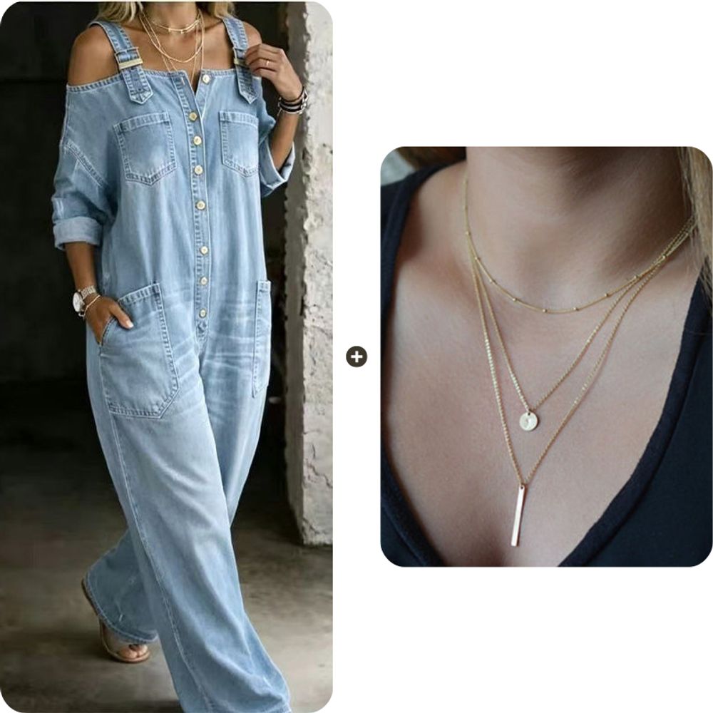 FreeFlow™ - Lässiger Wide-Leg-Overall mit Taschen