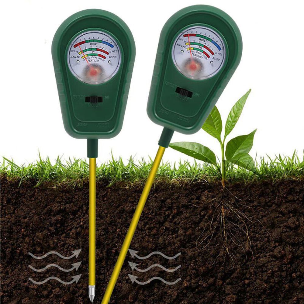 GartenVital™ - 3-in-1-Bodenanalysator mit Zeigeranzeige