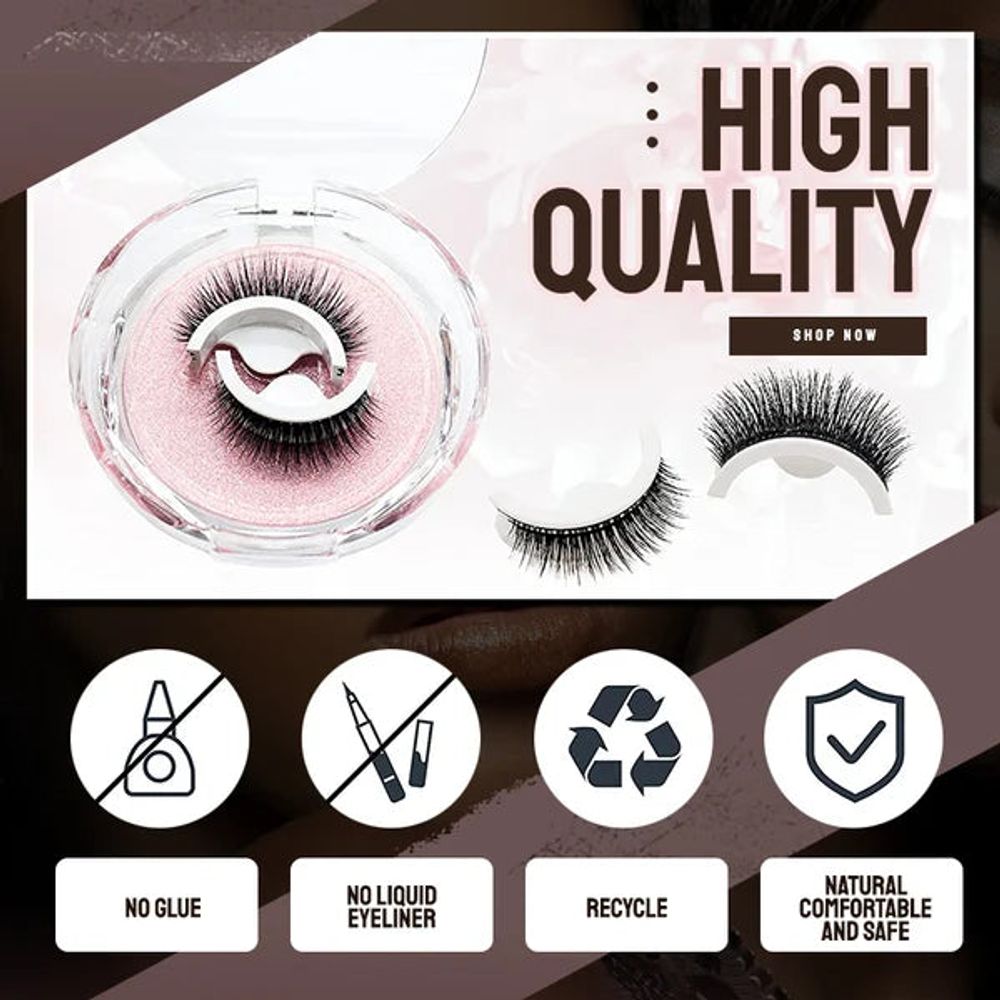 WimperCharm™ - Wiederverwendbare selbstklebende Wimpern