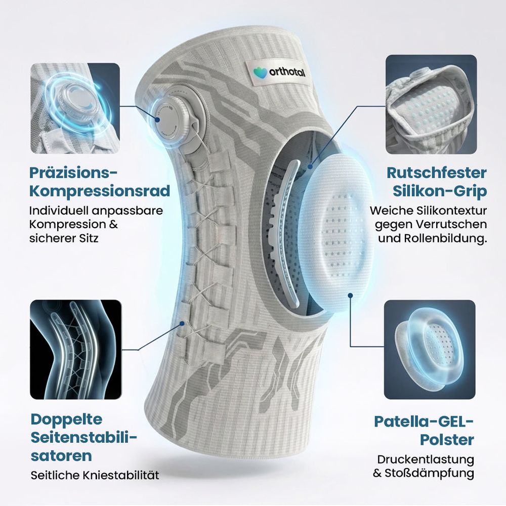 KneeFlex™ - Stützende Komfort-Kniebandage