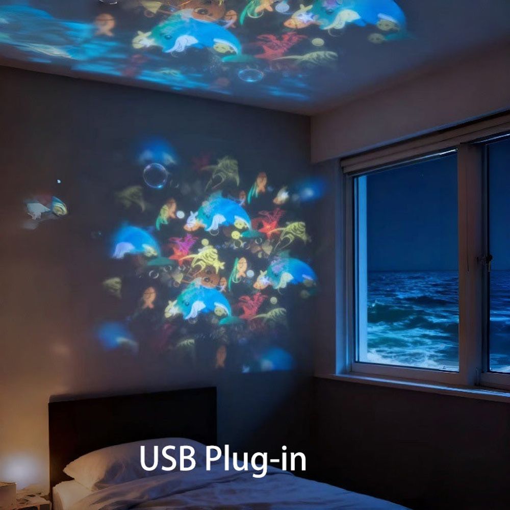 OceanDream™ - Rotierender LED-Sternenhimmel-Projektor