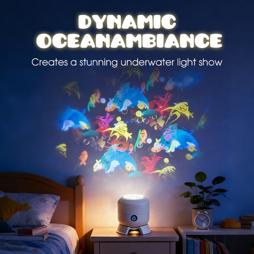 OceanDream™ - Rotierender LED-Sternenhimmel-Projektor