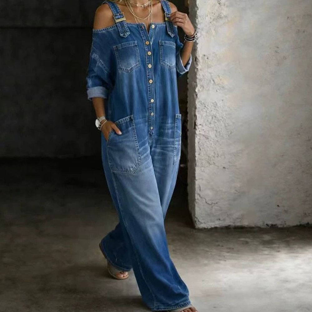 FreeFlow™ - Lässiger Wide-Leg-Overall mit Taschen