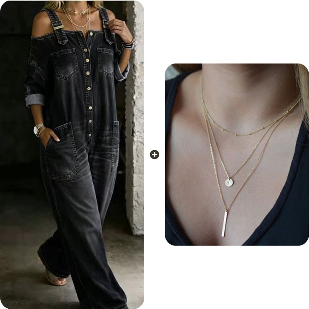 FreeFlow™ - Lässiger Wide-Leg-Overall mit Taschen