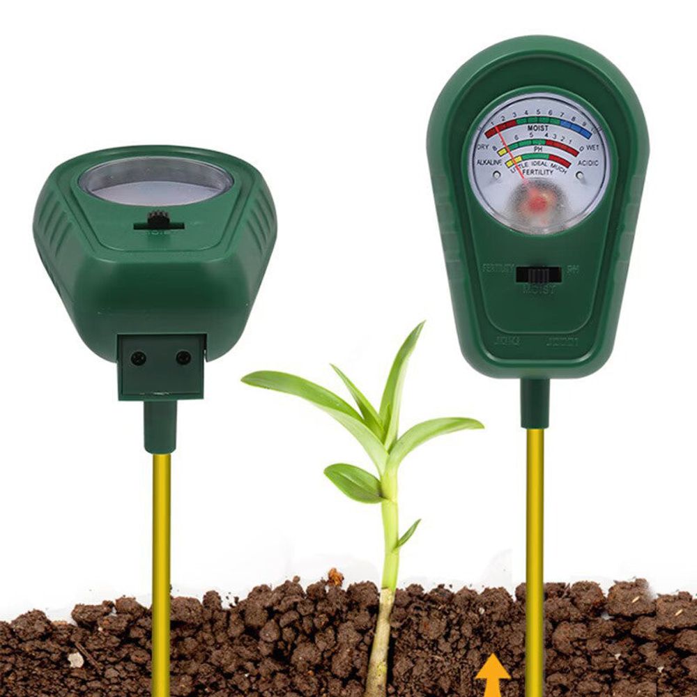GartenVital™ - 3-in-1-Bodenanalysator mit Zeigeranzeige