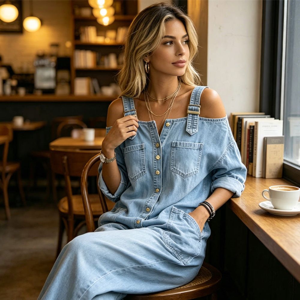 FreeFlow™ - Lässiger Wide-Leg-Overall mit Taschen