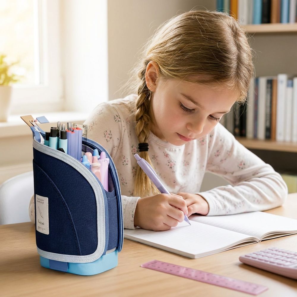 PopOrder™ - 2-in-1 Pop-Up Federmäppchen mit Stiftehalter
