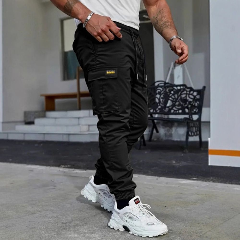 FlexCargo™ - Vielseitige Herren-Cargohose mit Kordelzug