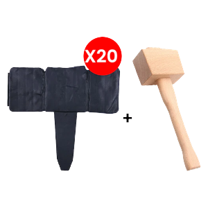 StoneEdge™ - Wetterfeste Gartenzaun-Steinoptik