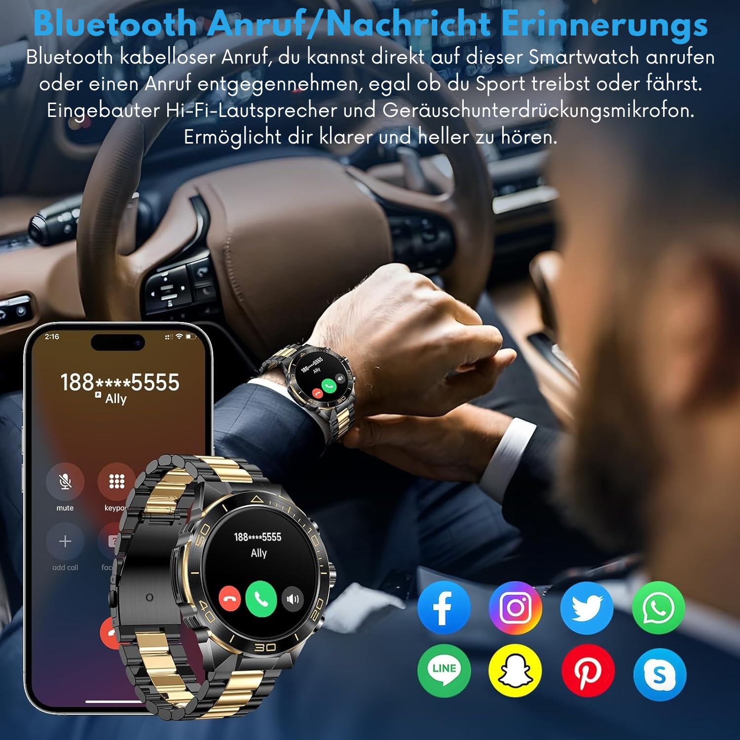SyncCore™ - Bluetooth-Smartwatch