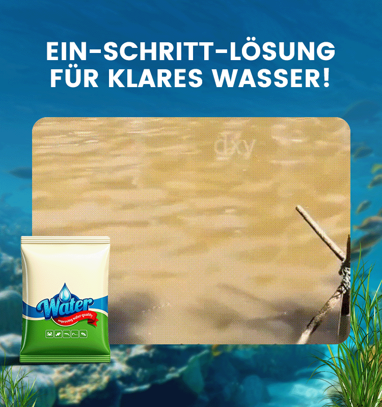 AquaVital Pro™ - Premium Teichpflege-Pulver Wasserklärer & Algenkontrolle