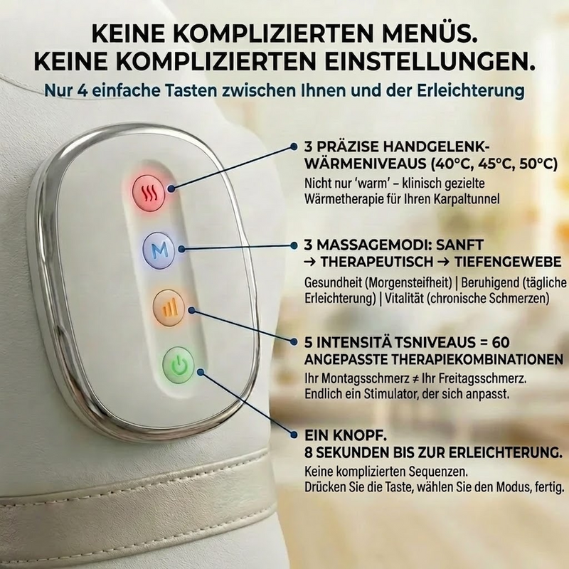 HeatPulse™ – Tiefenentspannung für Ihre Hände