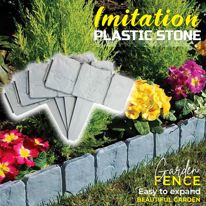 StoneEdge™ - Wetterfeste Gartenzaun-Steinoptik