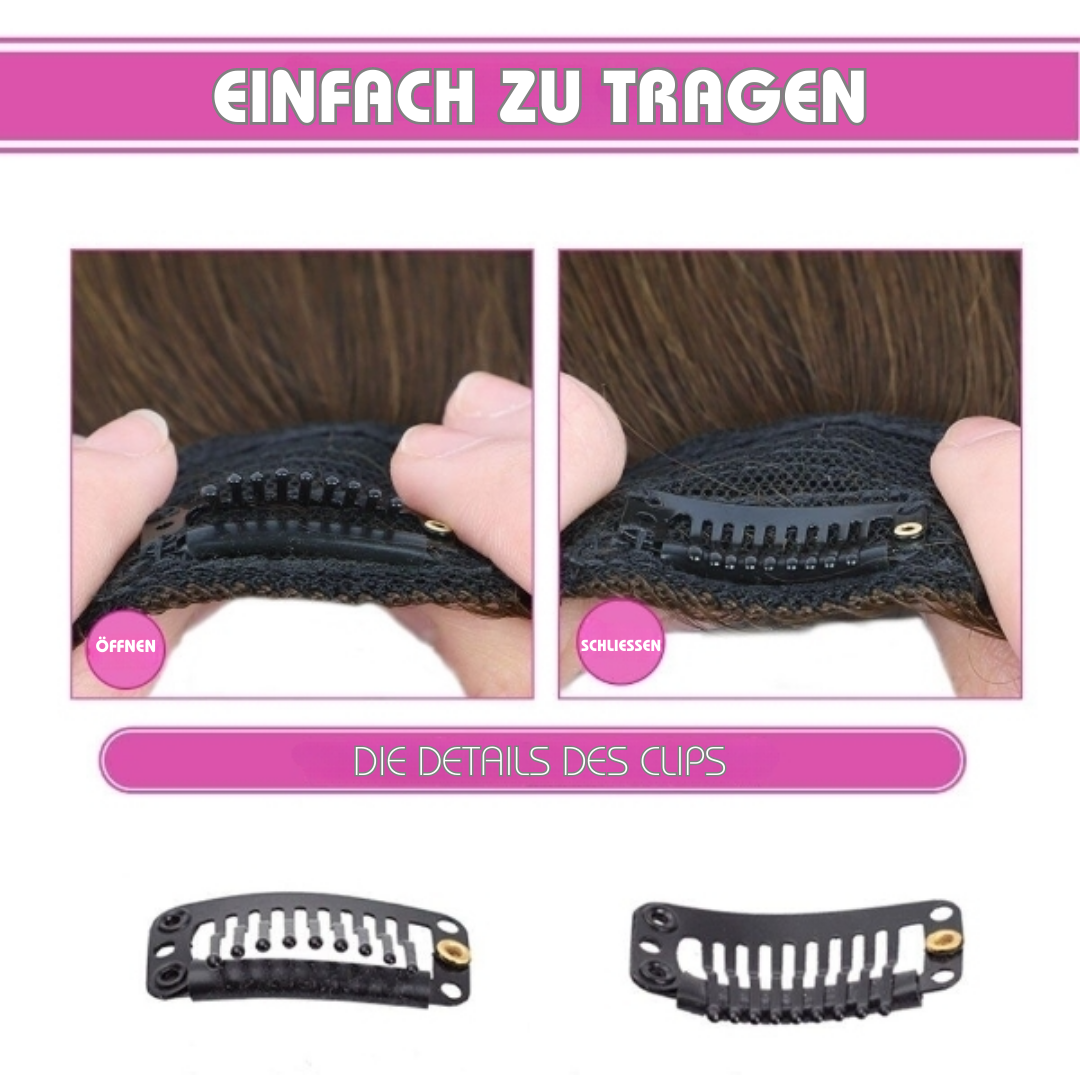 PonyLuxe™ - Einklipsen Haarverlängerungen