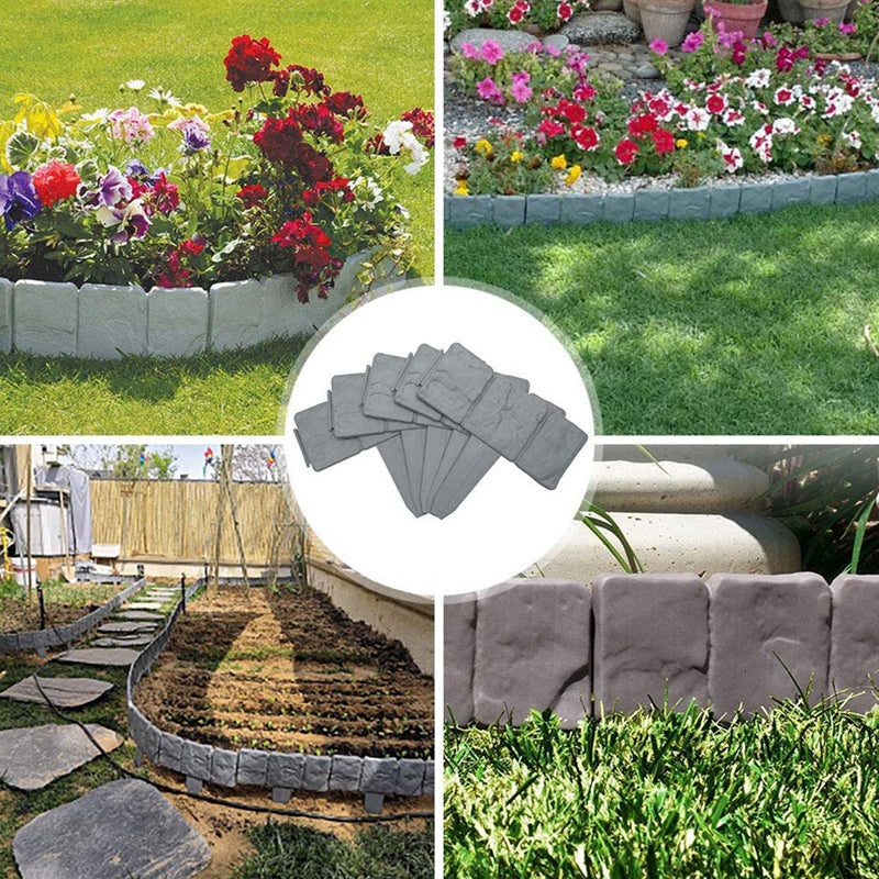 StoneEdge™ - Wetterfeste Gartenzaun-Steinoptik