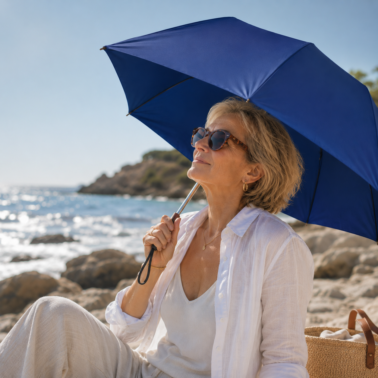 WeatherFlex™ UV-Taschenschirm – LSF 50+ Sonnenschutz & Regenschirm