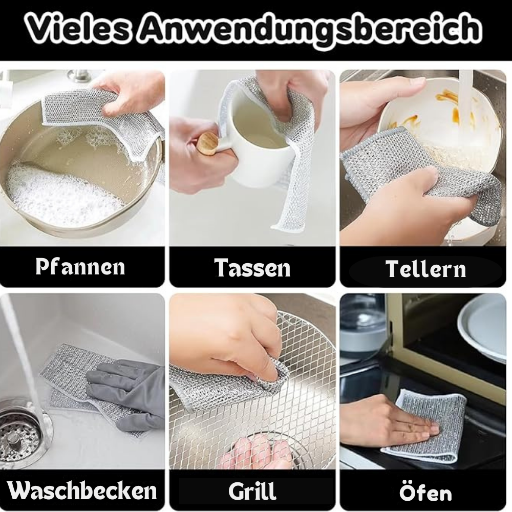 Scrubby™ - Magisches Draht-Reinigungstuch (10+10 GRATIS)