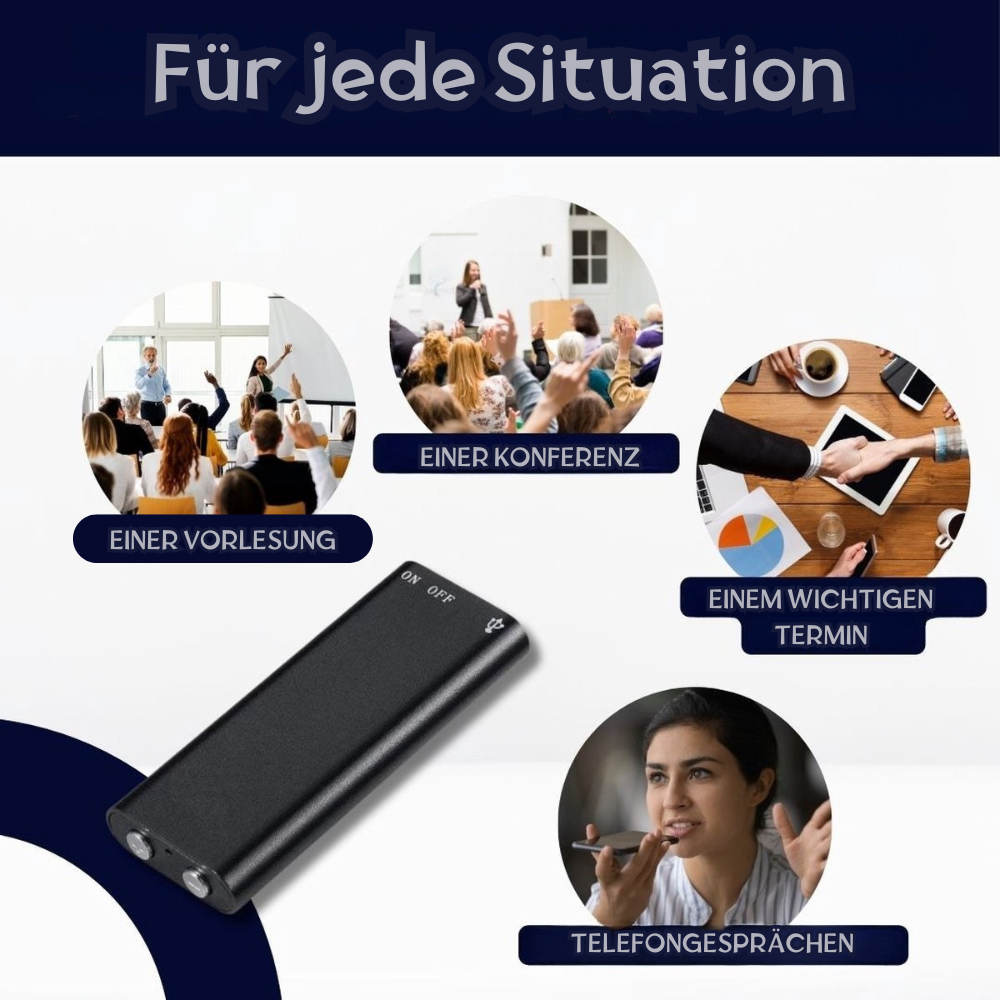 Whispr™ | Spionage-Sprachrekorder