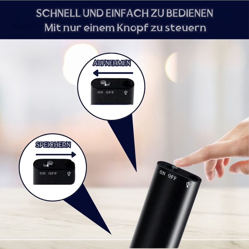 Whispr™ | Spionage-Sprachrekorder